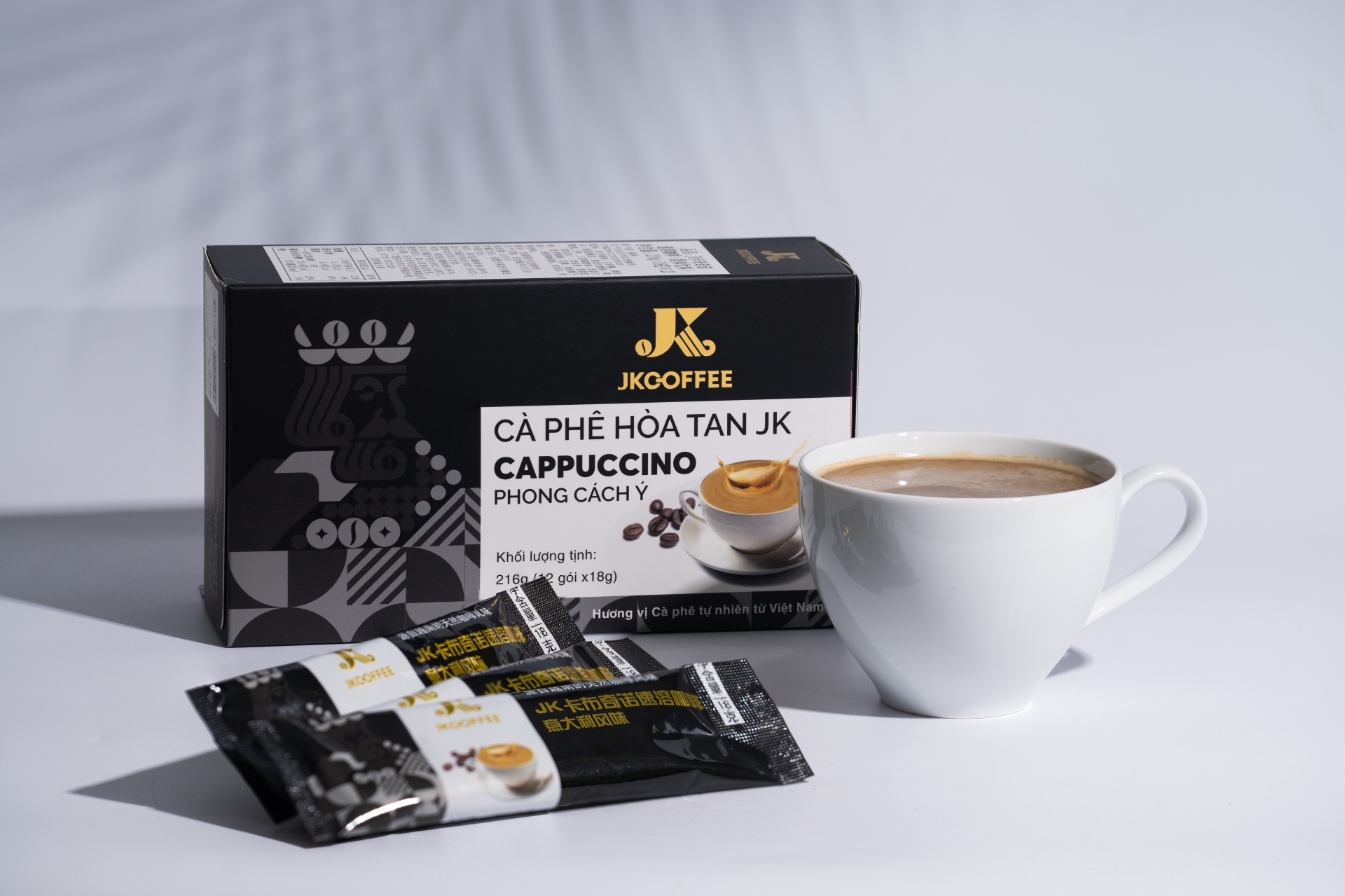 Cà phê hoà tan JK CAPPUCCINO: Phong cách Ý