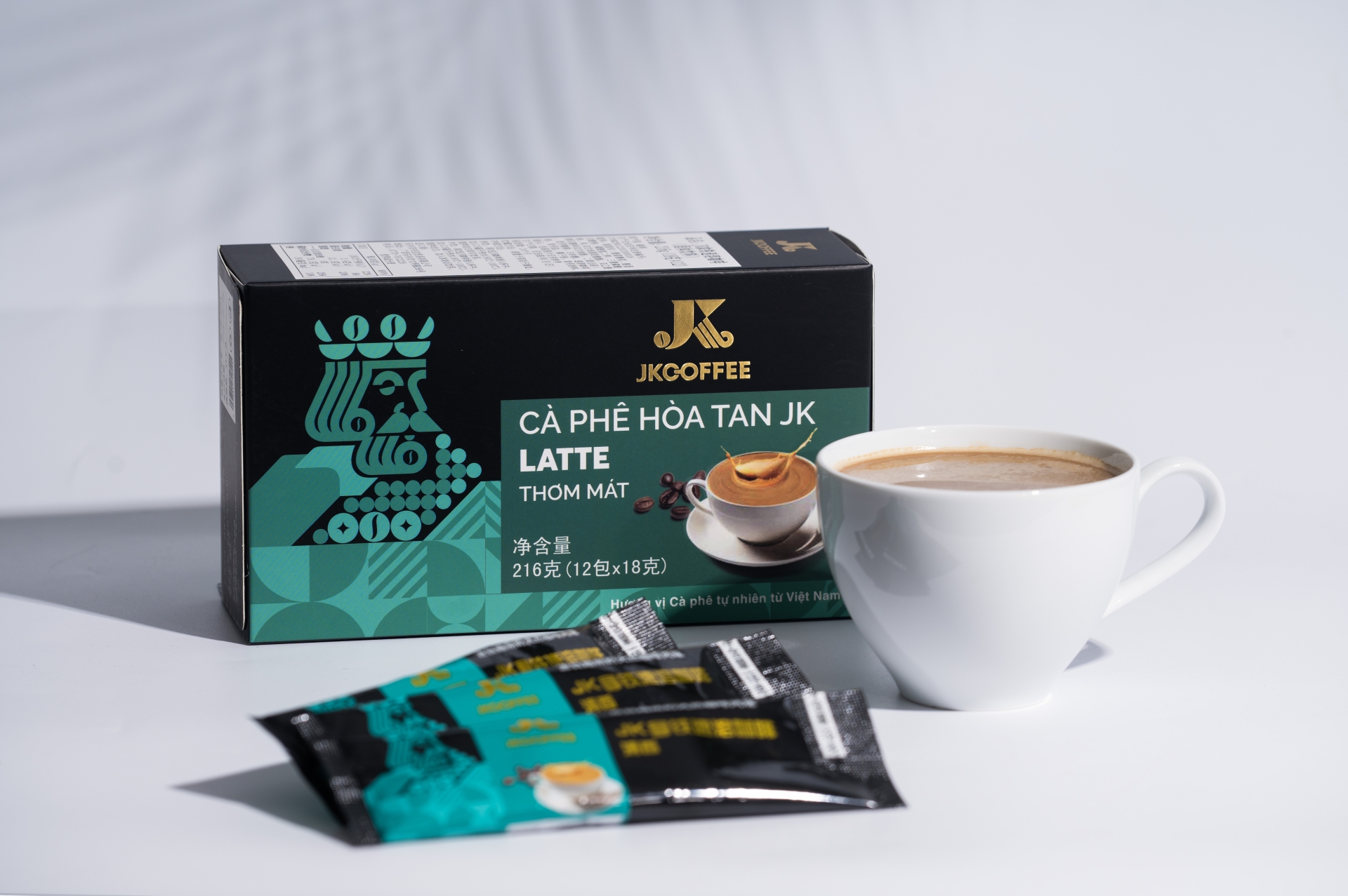 Cà phê hoà tan JK LATTE: Thơm mát